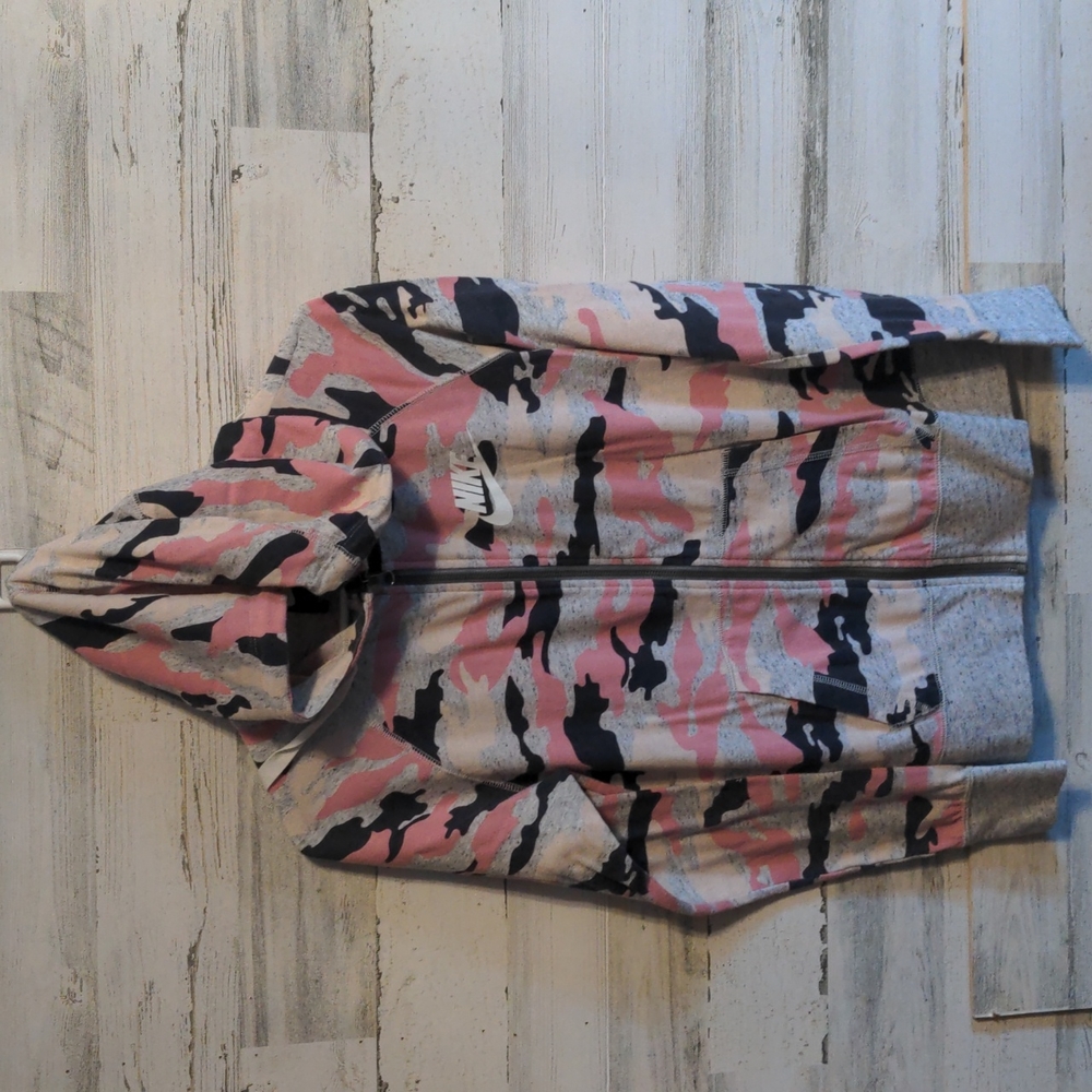 Pink camo Nike Hoodie